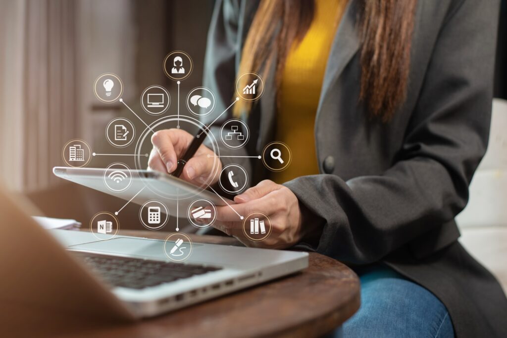 businesswomen working with laptop and digital tablet computer in office with digital marketing media t20 8gbvvq businesswomen working with laptop and digital tablet computer in office with digital marketing media t20 8gbvvq